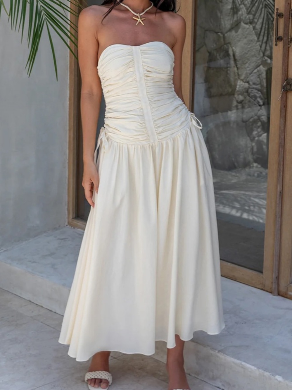 Zori Maxi Dress Cream